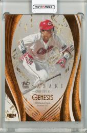 2025 BBM GENESIS 佐々木泰 オレンジ箔版【47/50】 広島東洋カープ