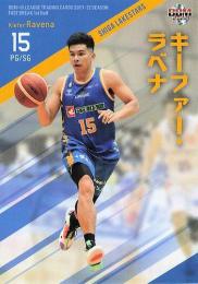 2021-22 BBM×Bリーグ FAST BREAK 1st Half #050 キーファー・ラベナ(滋賀) レギュラーカード