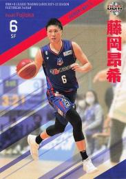2021-22 BBM×Bリーグ FAST BREAK 1st Half #067 藤岡昂希(青森) レギュラーカード