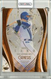 2025 BBM GENESIS 佐野恵太 オレンジ箔版【28/50】 横浜DeNAベイスターズ