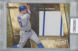 2019 PANINI Prime Swatches Gold / PETE ALONSO(New York Mets) 【87/99】