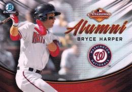 2019 Topps Bowman Chrome Washington Nationals Bryce Harper Arizona Fall League Alumni
