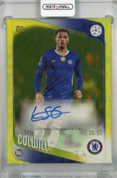 2025-26 Topps UEFA Japan Edition  Levi Colwill Autographs Yellow Sunflower #BA-LC【06/50】 Chelsea FC
