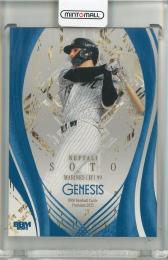 2025 BBM GENESIS ネフタリ・ソト コバルトブルー箔版【048/100】 千葉ロッテマリーンズ