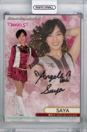 BBM チアリーダー 舞 2022  SAYA 直筆サインカード 63/90