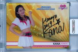 BBM チアリーダー 舞 2019  KANA 直筆サインカード 52/60
