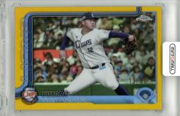 2025 TOPPS CHROME NPB 渡邉勇太朗 #92 Base Gold Refractor Parallel【13/50】 西武