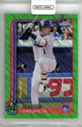 2025 TOPPS CHROME NPB 山田哲人 #79 Base Green Shimmer Refractor Parallel【23/99】 ヤクルト