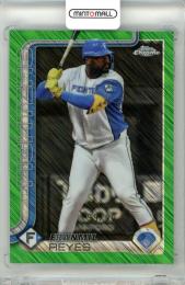 2025 TOPPS CHROME NPB F.レイエス #75 Base Green Shimmer Refractor Parallel【99/99】《ラストナンバー》 日本ハム