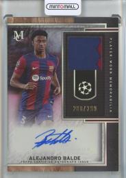 2023-24 Topps Museum Collection UCL Alejandro Balde Museum Autograph Relics #MAR-AB【280/299】 FC Barcelona