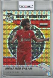 2021-22 Panini Mosaic Premier League Mohamed salah Men Of Mastery Gold Prizm #18 FC Livepool