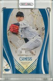 2025 BBM GENESIS 才木浩人 コバルトブルー箔版【029/100】 阪神タイガース