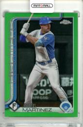 2025 TOPPS CHROME NPB A.マルティネス #96 Base Green Refractor Parallel【19/99】 日本ハム