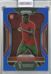 2022 Panini Prizm FIFA World Cup Nuno Mendes Blue Prizm RC #180【026/299】 Portugal