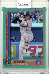 2025 TOPPS CHROME NPB 山田哲人 #79 Base Aqua Refractor Parallel【068/199】 ヤクルト