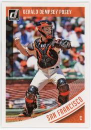 2018 Donruss Variations #167A Buster Posey/Gerald Dempsey Posey