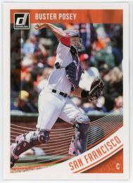 2018 Donruss Variations #167B Buster Posey/Red Sleeves