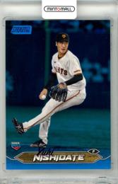 2024 TOPPS NPB STADIUM CLUB 西舘勇陽 #67 Base Blue Parallel【008/150】 巨人