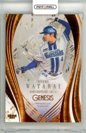 2025 BBM GENESIS 度会隆輝 #026 レギュラーパラレル オレンジ箔版【22/50】 横浜