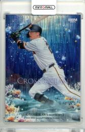 2025 BBM ベースボールカード 1STバージョン 吉川尚輝 #CO02 CROSS OCEAN ホロ版【012/100】 巨人