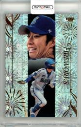 2024 BBM ベースボールカード 2NDバージョン 度会隆輝 #FW06 FIREWORKS オレンジ箔版【36/50】 横浜