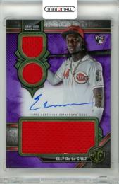 2024 Topps Triple Threads Elly De La Cruz #RAR-ED Rookie Autographed Relic Card【31/75】 Reds