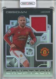 2020-21 Panini Obsidian Luke Shaw Eruption Match Used Jersey Patch Relic #E-LSH 【06/75】Manchrster United
