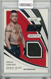 2021 PANINI Immaculate Collection UFC  Diego Sanchez Fighter Worn/Used Material 82/99