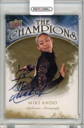 2009-10 UPPER DECK Hockey 安藤美姫 THE CHAMPIONS AUTHENTIC AUTOGRAPH/#CH-AN