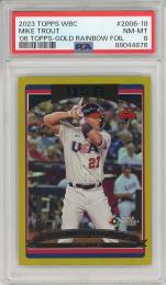 2023 TOPPS World Baseball Classic Mike Trout #2006-18【28/50】【PSA8 NM-MT】
