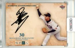 2012 BBM 惜別 小林雅英 直筆サインカード【36/40】 巨人