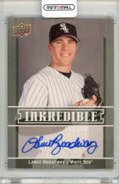 2009 UPPER DECK SERIES2 Lance Broadway Auto#INK-LB White Sox