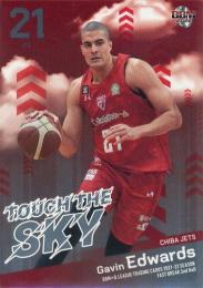 2021-22 BBM×Bリーグ FAST BREAK 2nd Half #TS06 ギャビン・エドワーズ(千葉) TOUCH THE SKY インサートカード
