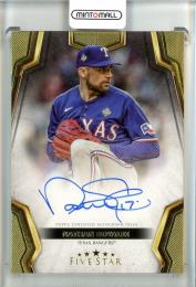 2024 Topps Five Star Nathan Eovaldi Five Star Base Autographs Texas Rangers