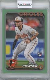 2024 TOPPS Japan Jade Green #66 / COLTON COWSER(Baltimore Orioles) 【51/75】