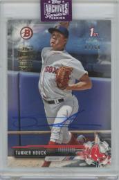 2025 TOPPS Archives Signature Series Active(2017 BOWMAN Draft #BD65) / TANNER HOUCK(Boston Red Sox) 【02/60】