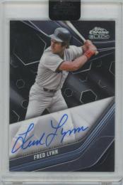 2023 TOPPS Chrome Black Autographs / FRED LYNN(Boston Red Sox)
