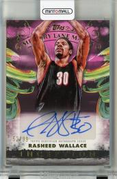 2024-25 Topps Inception Rasheed Wallace Memory Lane Marks Pink #MLMRW【52/99】