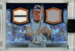 2018 Topps Dynasty Don Mattingly #ADRC-DMA Dual Relic Autographs【4/5】 Yankees