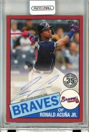 2020 Topps Ronald Acuna Jr. #85A-RAC ’85 Topps Autographs Red【09/25】 Braves