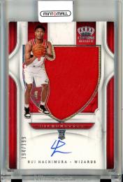 2019-20 Panini Crown Royale Rui Hachimura #136 RC Jersey Autographs【194/199】《状態要確認》 Wizards