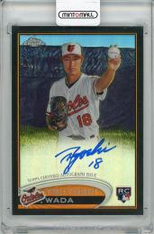 2012 TOPPS Chrome Tsuyoshi Wada Autograph (RC)【092/100 Refractor】