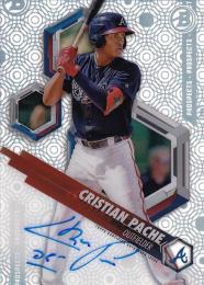 2018 Topps Bowman High Tek Atlanta Braves Cristian Pache Prospect Autographs