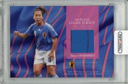 【裏面左下角若干白欠けあり】2008-09 サッカー日本代表オフィシャルトレーディングカード スペシャルエディション 石清水梓 ジャージカード【053/100】