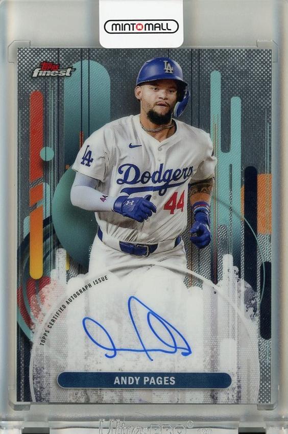 お買い得，新作登場 2025 Topps Finest Andy Pages Auto ドジャース