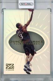 1997-98 Z-Force Allen Iverson Quick Strike #4 Philadelphia 76ers