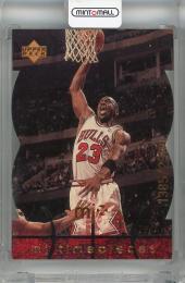 1998 Upper Deck MJx Timepieces Michael Jordan Red #80 ※剥がれあり【1385/2300】 Chicago Bulls