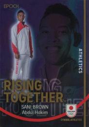 2023 EPOCH TEAM JAPAN SYMBOL ATHLETES & NEXT SYMBOL ATHLETES #RT-SA サニブラウン アブデル ハキーム(陸上競技) RISING TOGETHER インサートカード