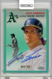 2023 TOPPS CHROME PLATINUM ANNIVERSARY JOSE CANSECO AUTOGRAPH CARD【029/150】 OAKLAND ATHLETICS