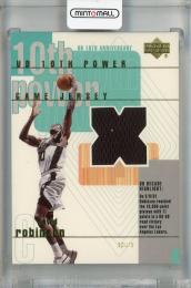 2001-02 Upper Deck 10th Power  David Robinson Game Jerseys #DRX ※裏面傷あり San Antonio Spurs